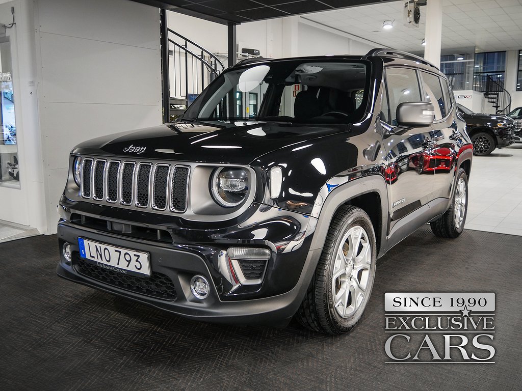 Jeep Renegade Limited 1.3L T-GDi 150 HK Vinterhjul / Carplay