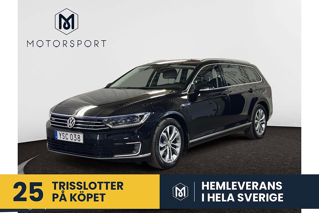 Volkswagen Passat Variant GTE 1.4 TSI Aut Adpt-fart B-kamera Drag Värmare