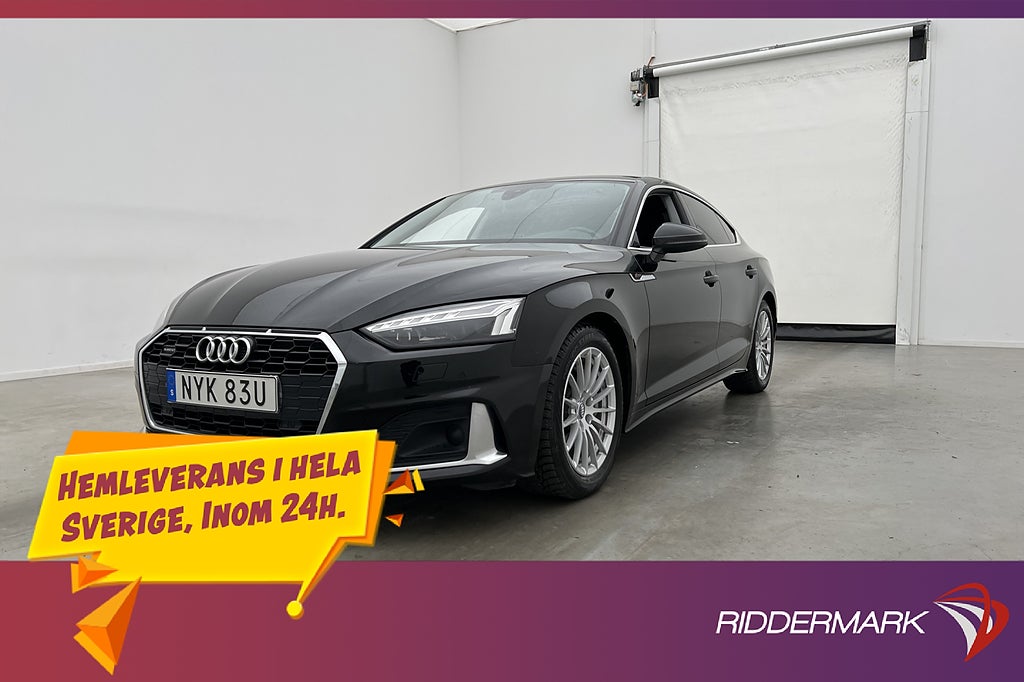 Audi A5 Sportback 40 TDI Q Kamera Matrix Drag Värmare MOMS