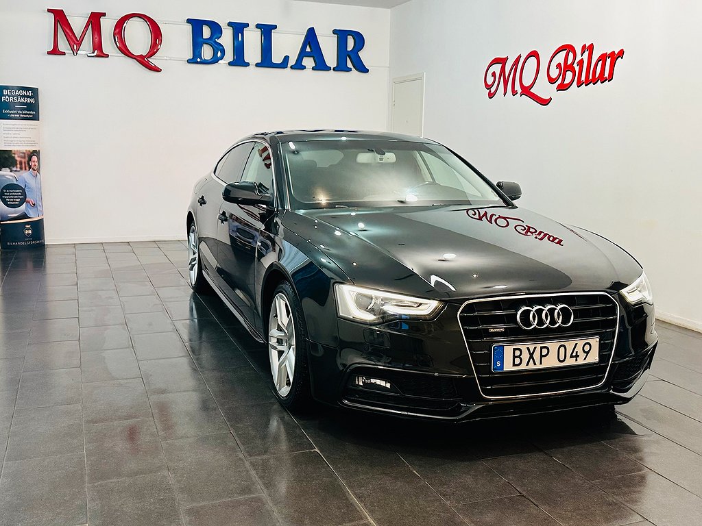 Audi A5 Sportback 2.0 TDI Quattro S Tronic S-line  190hk