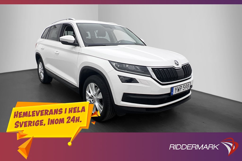 Skoda Kodiaq TDI 4x4 Business 7 Sits Canton Värm Kamera Drag