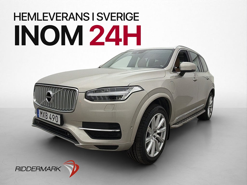 Volvo XC90 T8 AWD Inscription Pano 7-sits Värm Kamera Drag