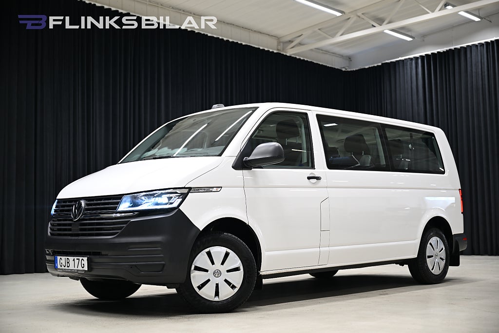 Volkswagen Caravelle TDI DSG 150HK L2|8-Sits|LED|Drag|Värmare|GPS|Backkamera