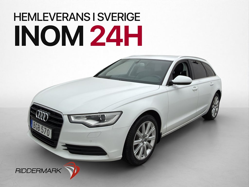 Audi A6 2.0 TDI Dragkrok Farthållare Bluetooth