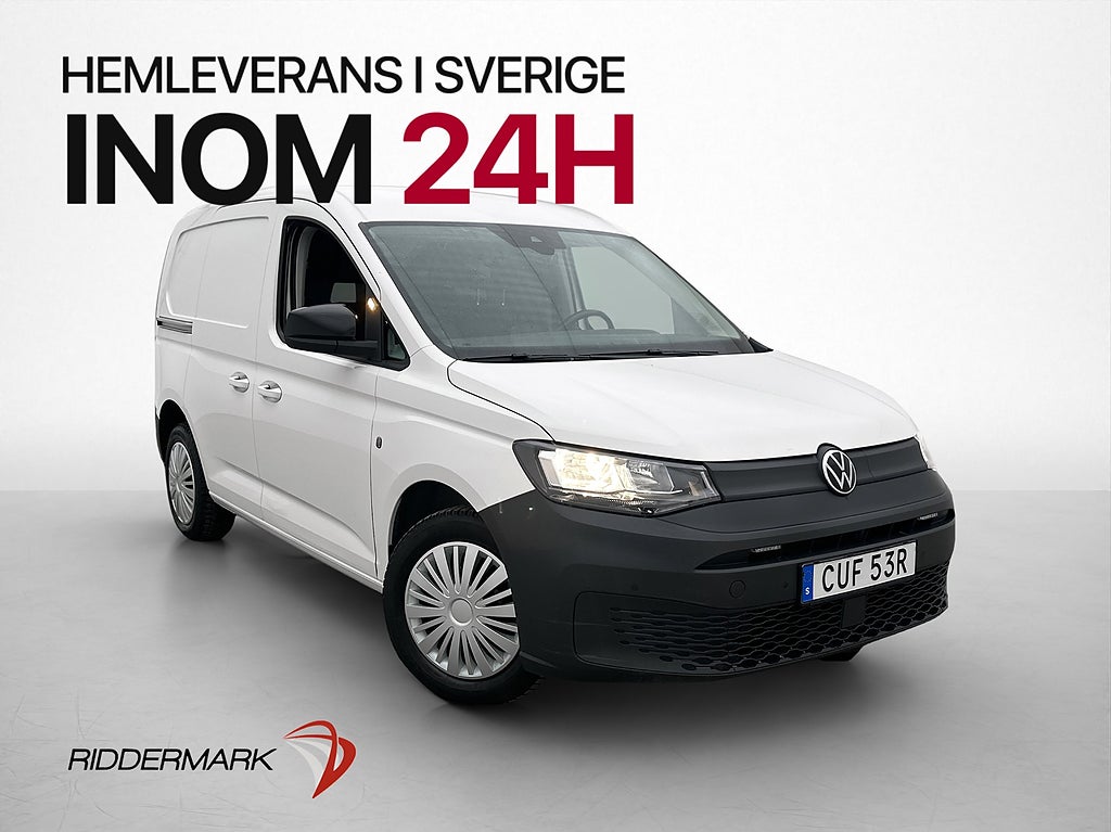 Volkswagen Caddy Cargo Värm Drag PDC V-Inredd CARPLAY Moms