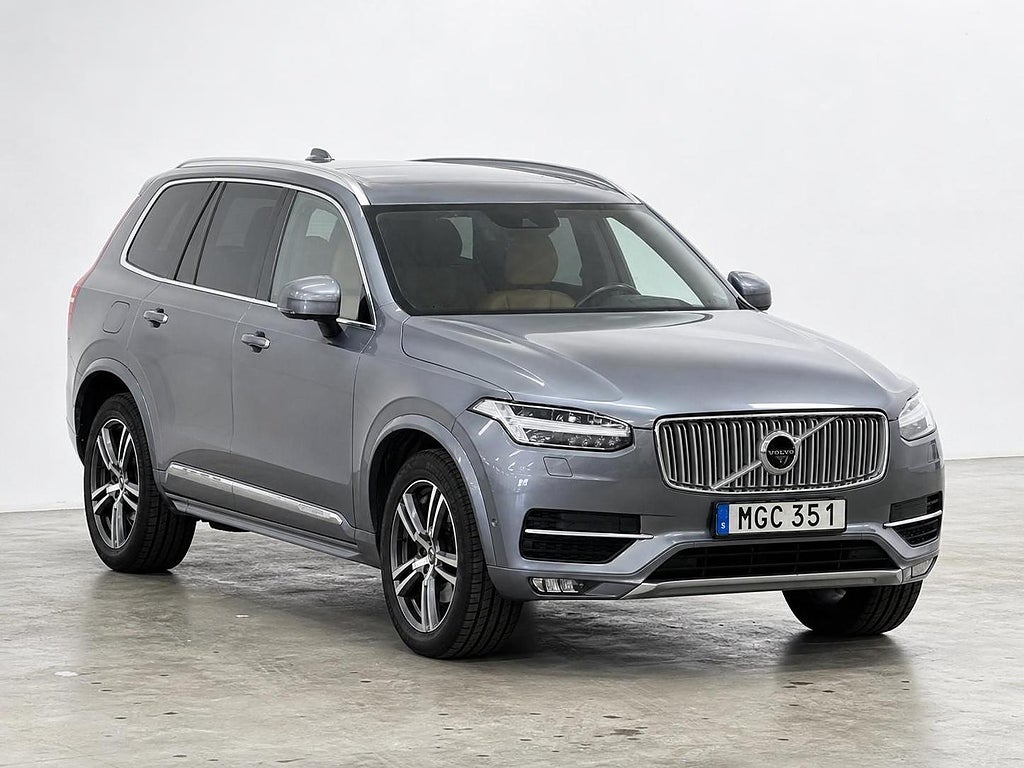 Volvo XC90 7-Sits D5 AWD Inscription 360 Gps Hud Drag Minnes