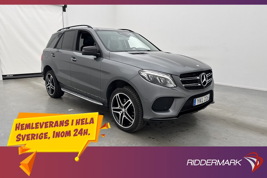 Mercedes-Benz GLE 350 d 4M AMG Luftfjädring Pano H/K 360°