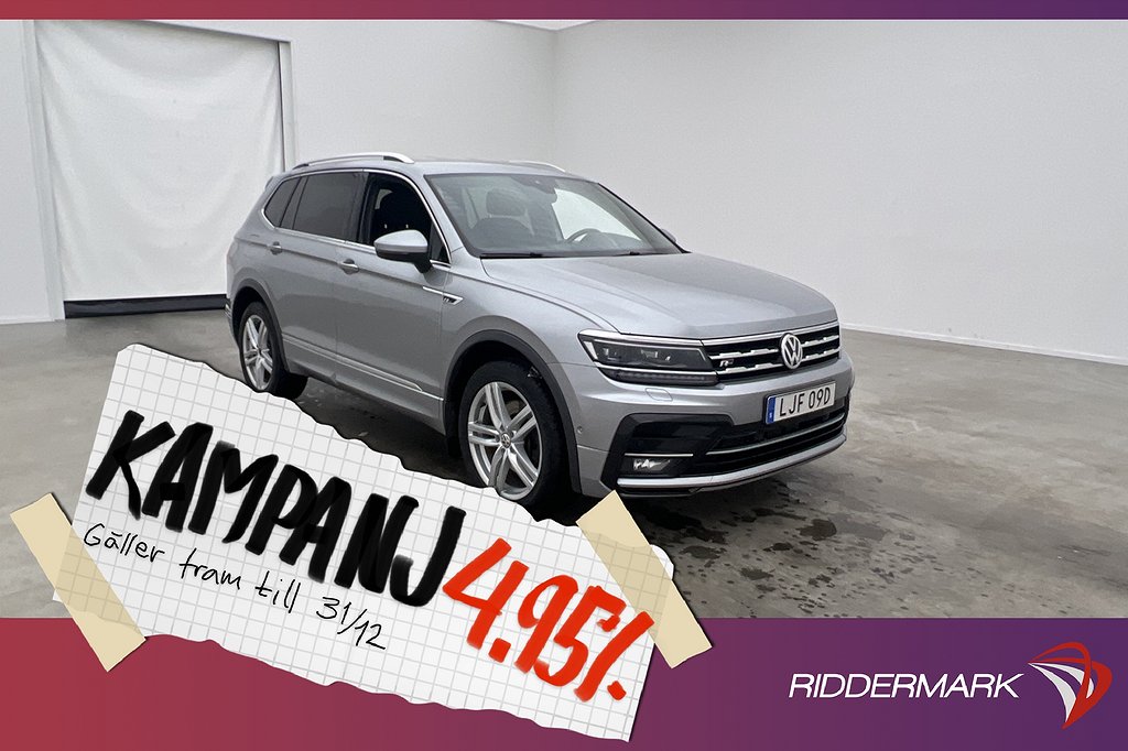 Volkswagen Tiguan Allspace 4M R-Line 7-Sits Värm 4,95% Ränta