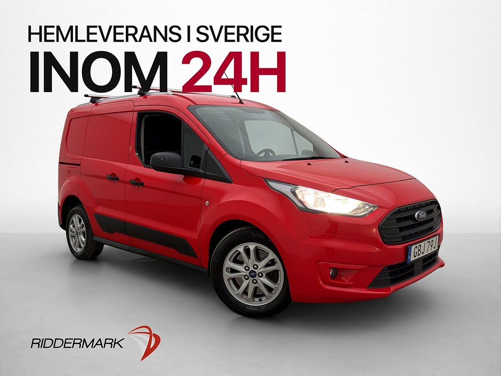 Ford Transit Connect Värmare Drag B-Kamera V-Inredd CARPLAY