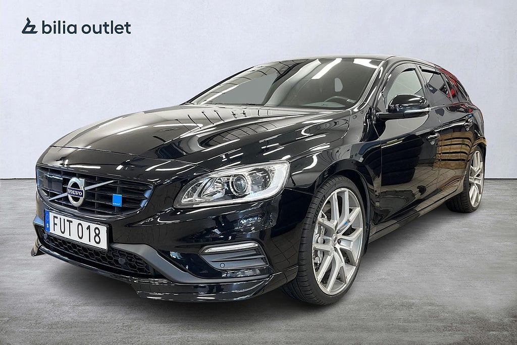 Volvo V60 Polestar T6 AWD R-Design 351hk H/K Backkamera Navi