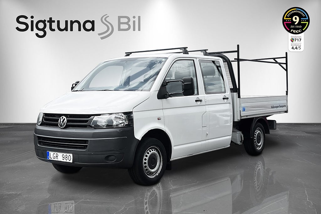 Volkswagen Transporter Chassi Dubbelhytt T28 2.0 CNG / Flak / Drag 