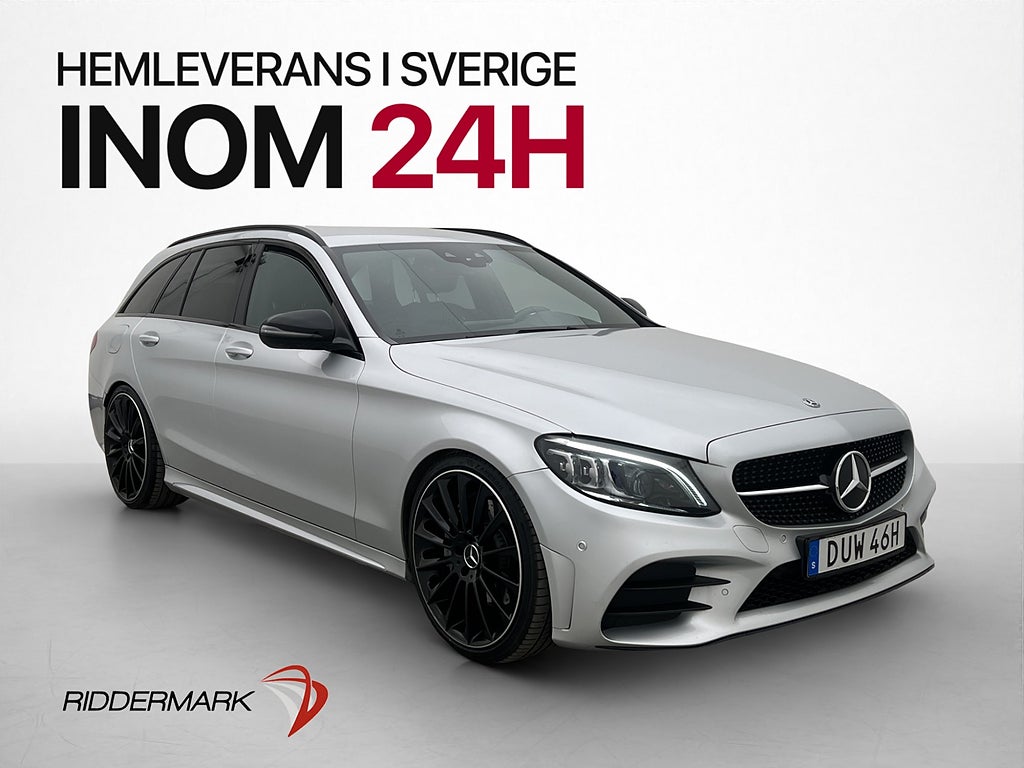 Mercedes-Benz C 300 T de AMG Night Värmare Cockpit Kamera