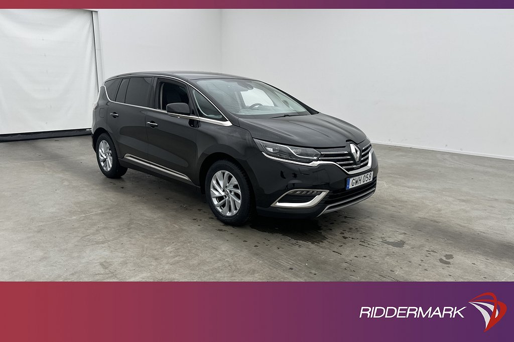 Renault Espace 160hk Fleet Edt 7-Sits Pano GPS S 4,95% Ränta