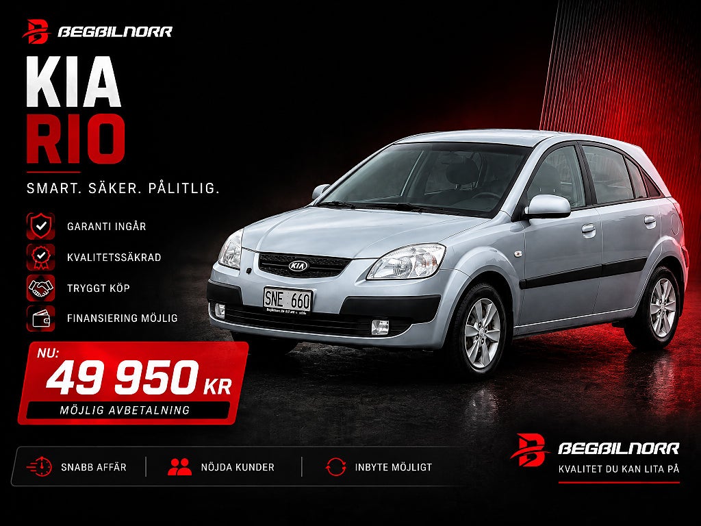 Kia Rio 1.4*Nyserv*Nybes