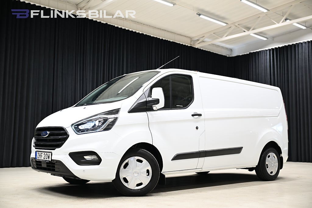 Ford transit Custom 130HK L2|Automat|LED|Inredning|EnÄgare|Kambytt