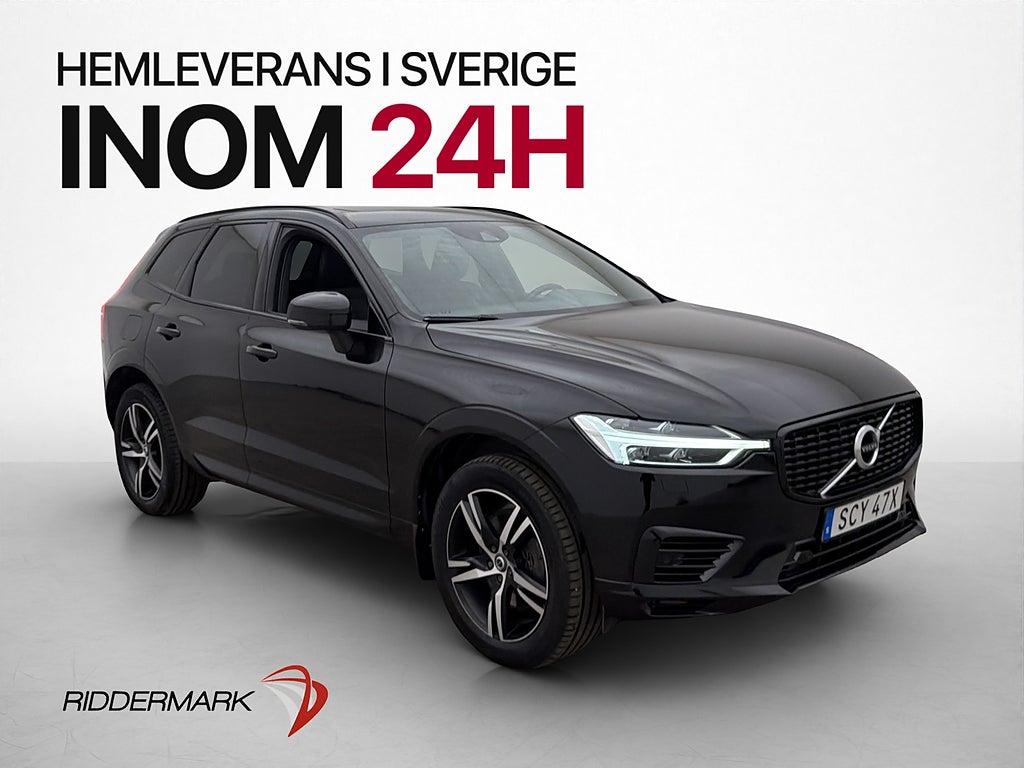 Volvo XC60 T6 AWD R-Design Pano H/K Värmare Kamera Nav Drag