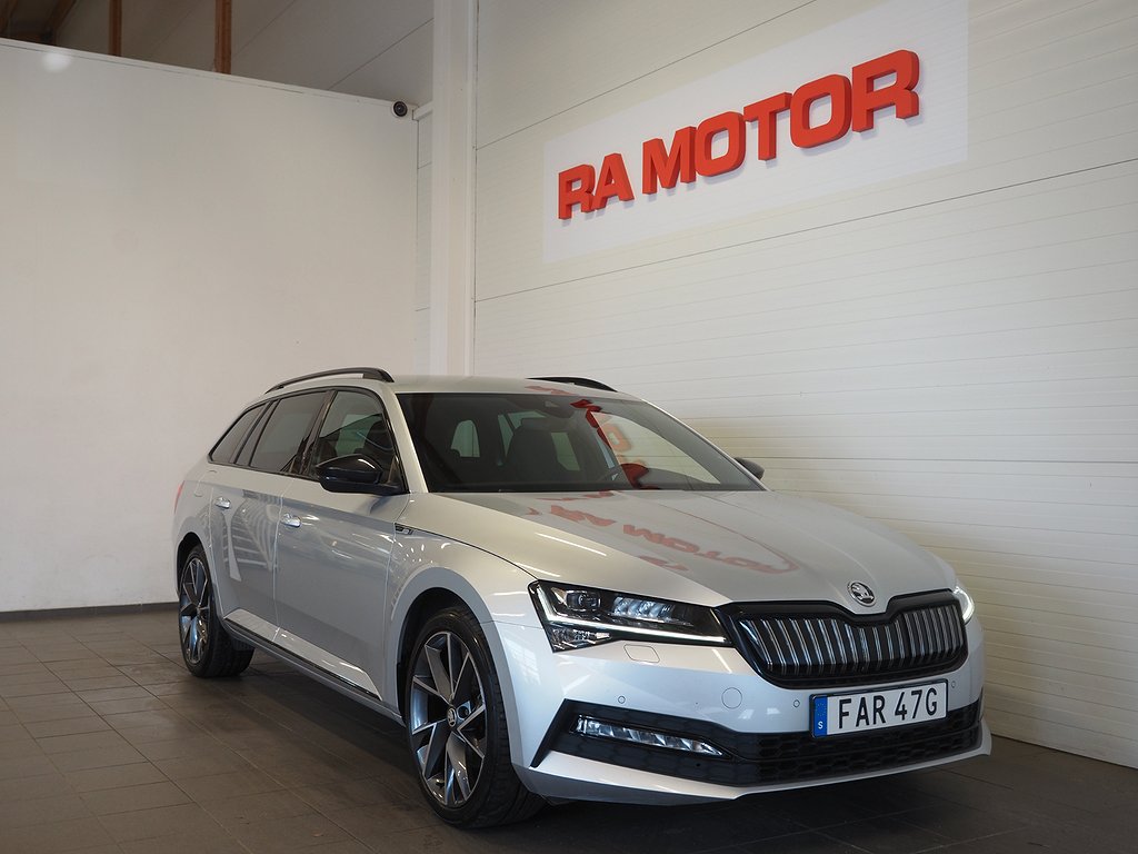 Skoda Superb iV 218hk Sportline Plug-in Hybrid |Drag|Cockpit| 2021