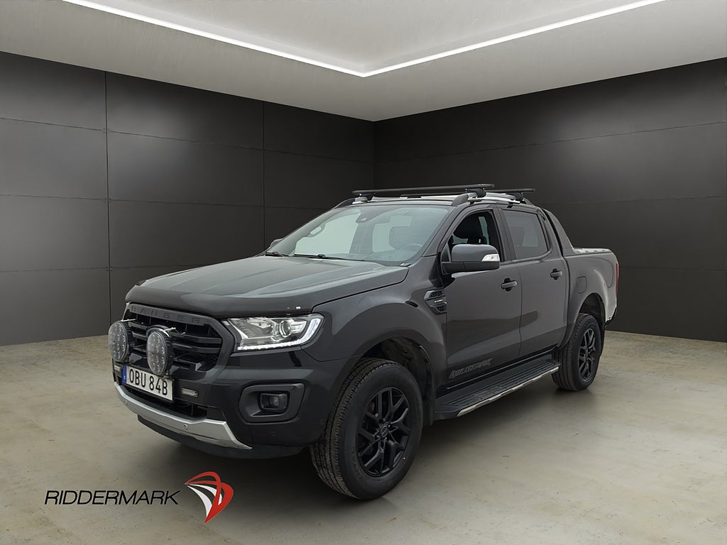 Ford ranger Wildtrak 213hk 4x4 Värm Drag CARPLAY Släde Moms