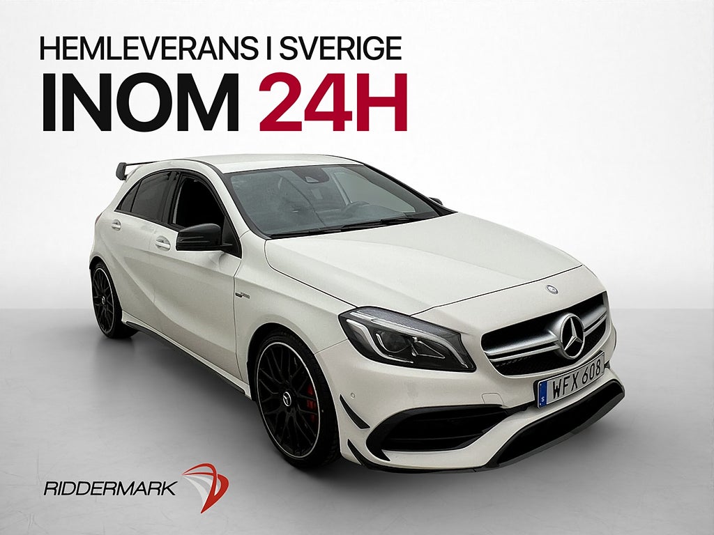 Mercedes-Benz A 45 AMG 381hk Dynamic Plus Skalstolar H/K