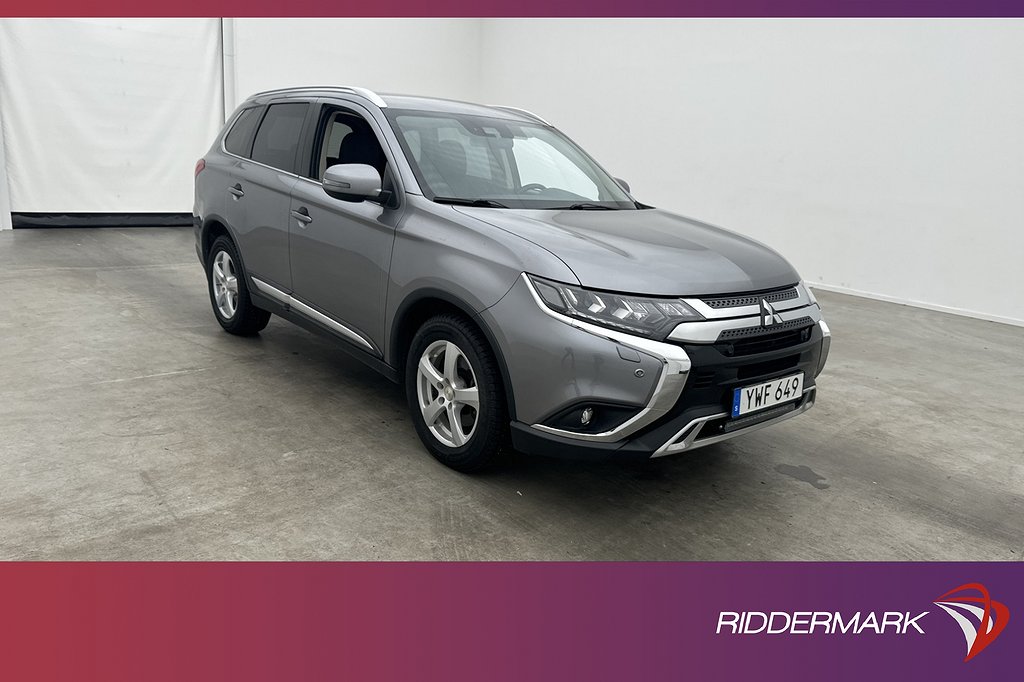 Mitsubishi Outlander 2.0 4WD 150hk Kamera Rattvärme Drag