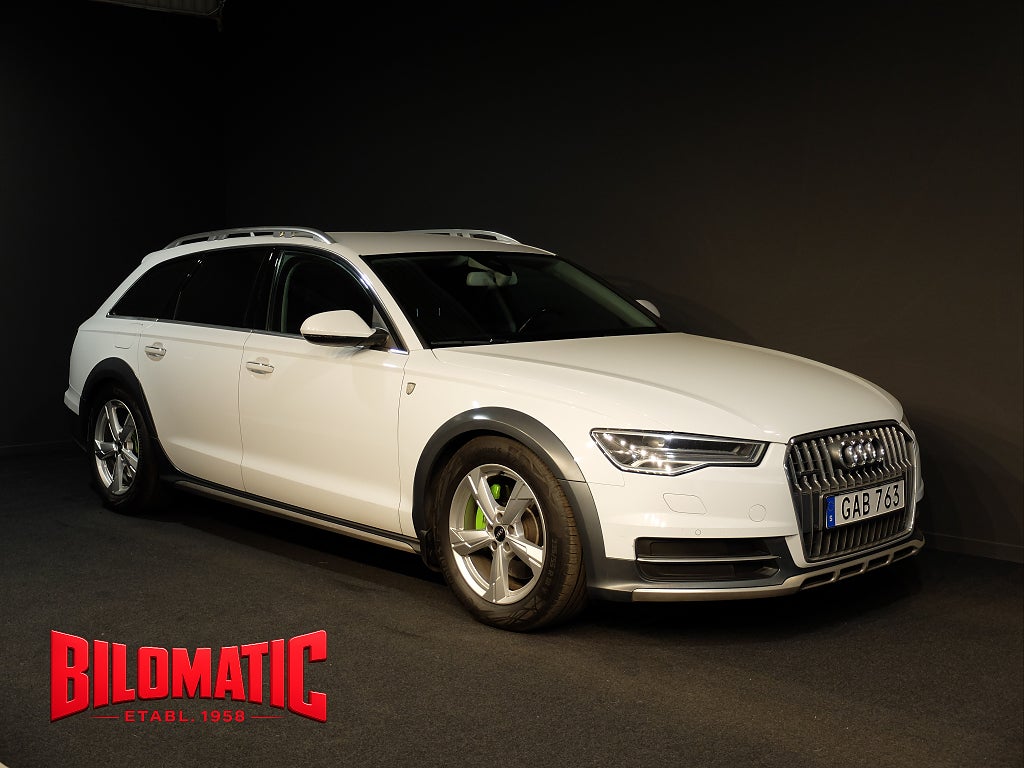 Audi A6 Allroad 3,0 TDi AUT Drag Värmare V-Hjul Skinn/Alcantar