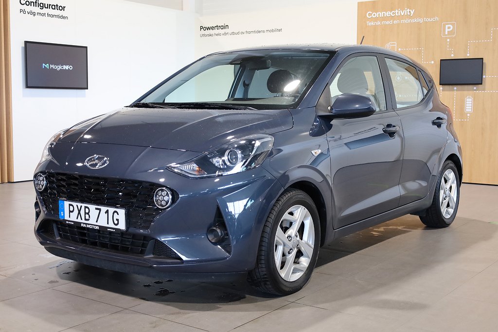 Hyundai i10 1,0 blue 67hk Advanced P-sensor Kamera CarPlay 2022