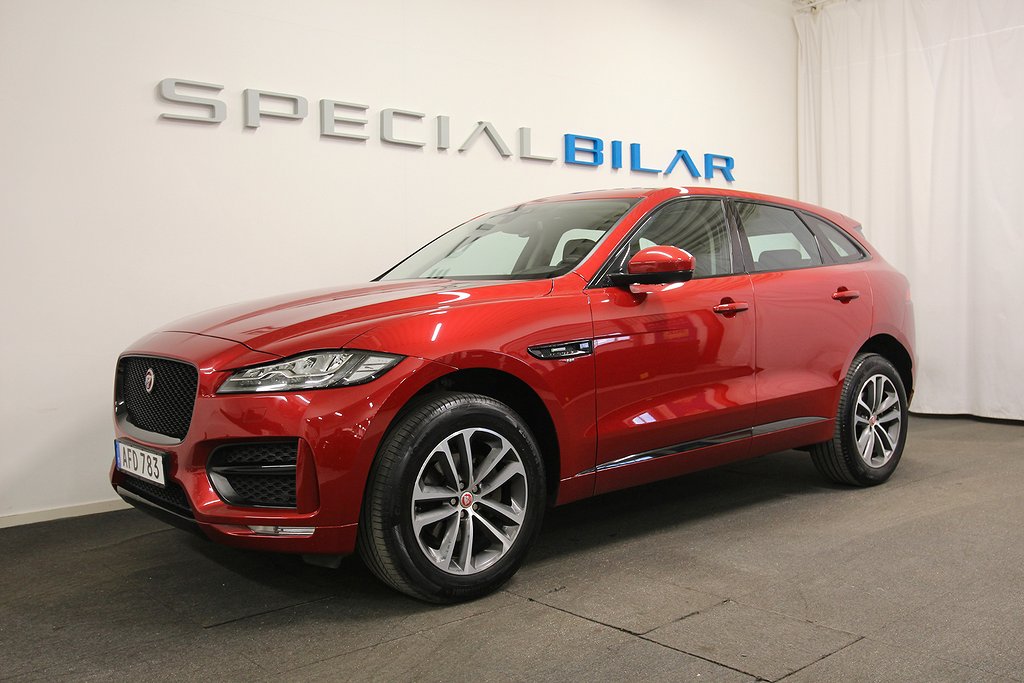 Jaguar F-Pace 20d AWD R-Sport Panorama Meridian Dragkrok