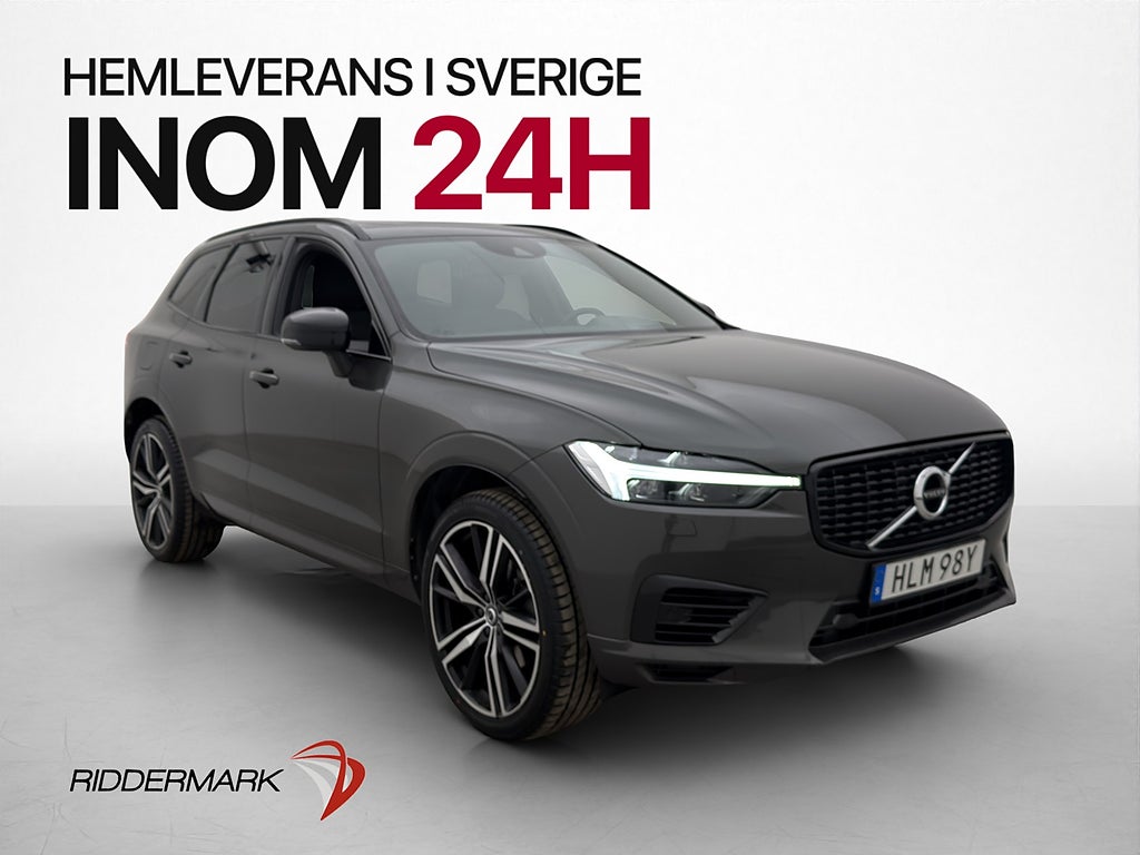 Volvo XC60 T6 340hk AWD R-Design Värm Pano HuD H/K Drag