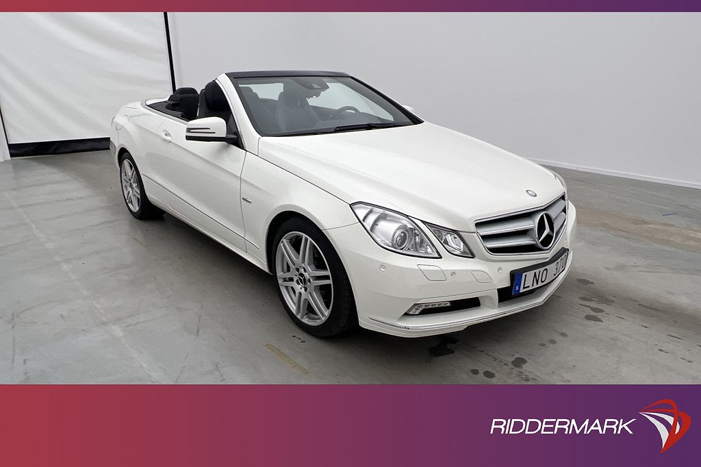 Mercedes-Benz E 250 Cabriolet 204hk Navi Skinn Sensorer