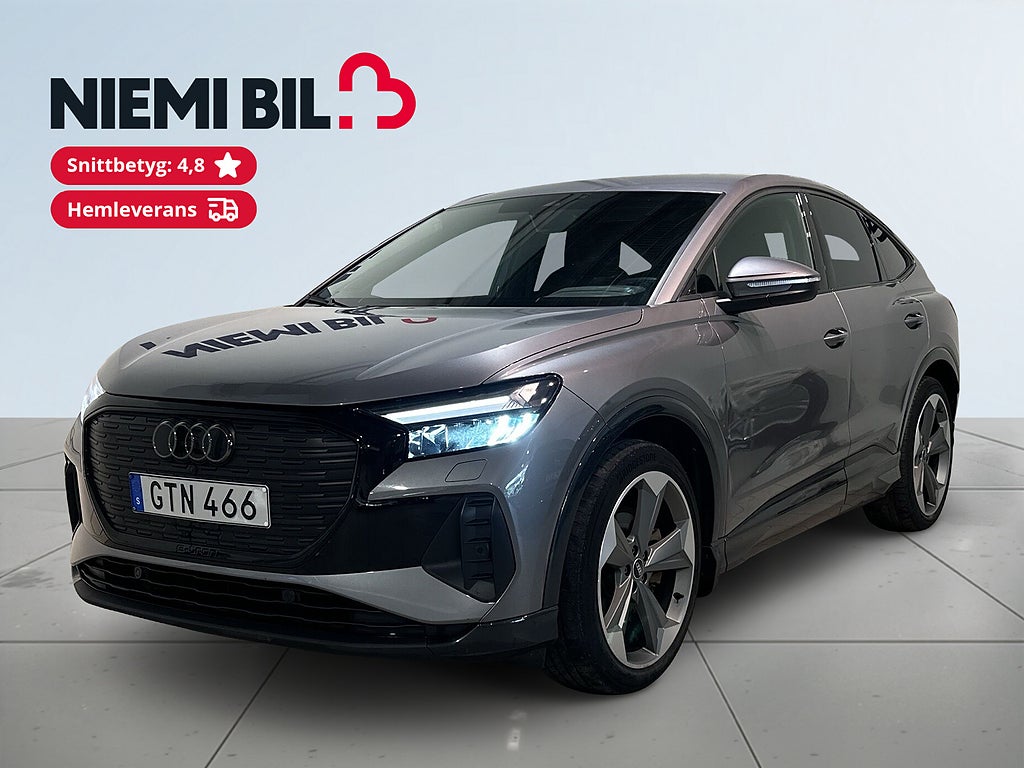 Audi Q4 50 Sportback e-tron quattro SONOS Drag Pvärm Kamera SoV