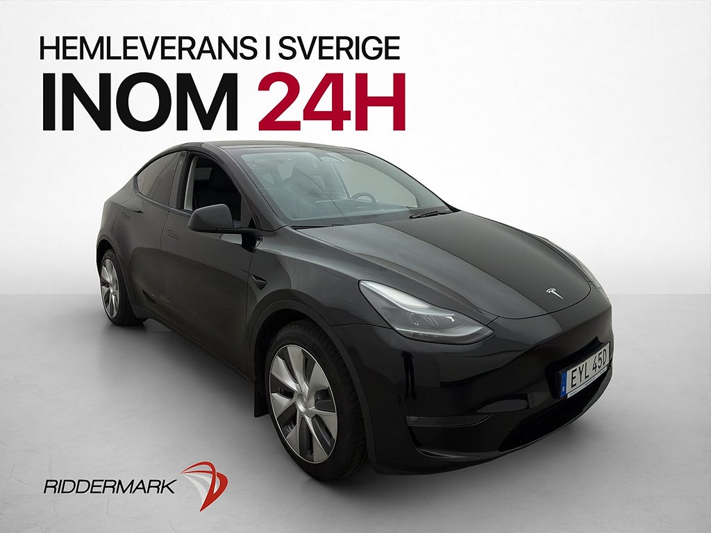 Tesla Model Y Long Range AWD Dragkrok Svensksåld MOMS