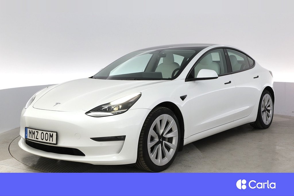 Tesla Model 3 Long Range AWD Refresh AP 19" Pano Drag V-Hjul