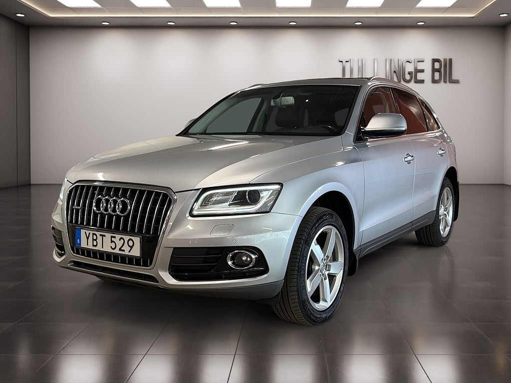 Audi Q5 3.0 TDI V6 258HK Quattro Panorama Läder Drag Värmare