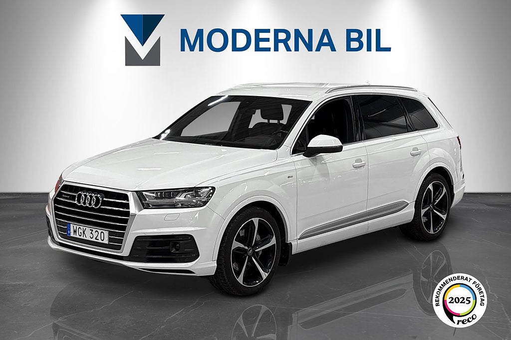 Audi Q7 3.0 TDI S-Line 21" HuD Adaptiv Luftfjädring Värmare 