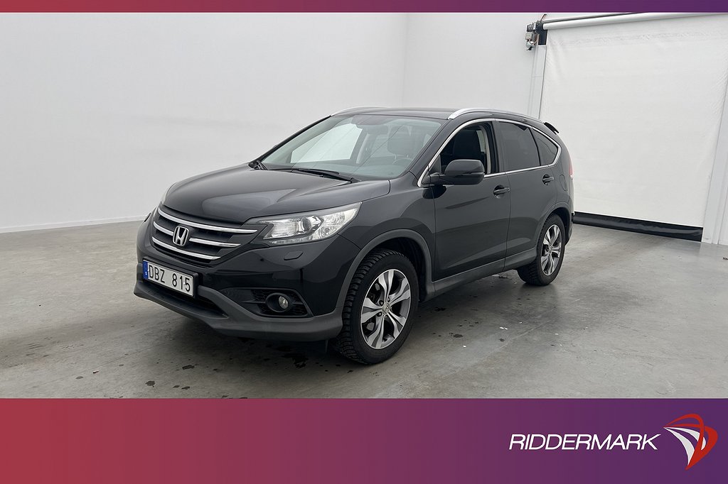 Honda CR-V 2.2 i-DTEC 4WD 150hk Pano Kamera Navi Skinn Drag