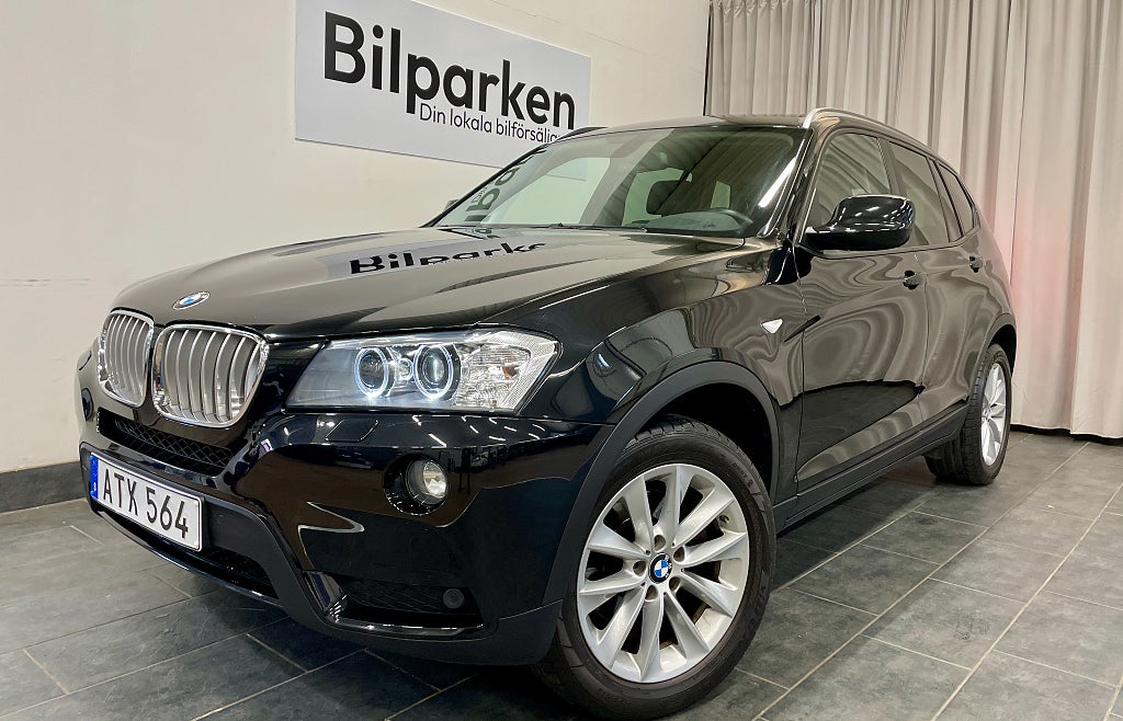 BMW X3 xDrive35d Steptronic Eur5 313Hk / HUD / Navi / Nyservad