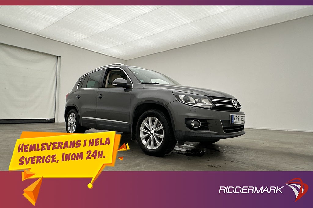 Volkswagen Tiguan 2.0 TDI 140hk 4M Pano Skinn Kamera Drag