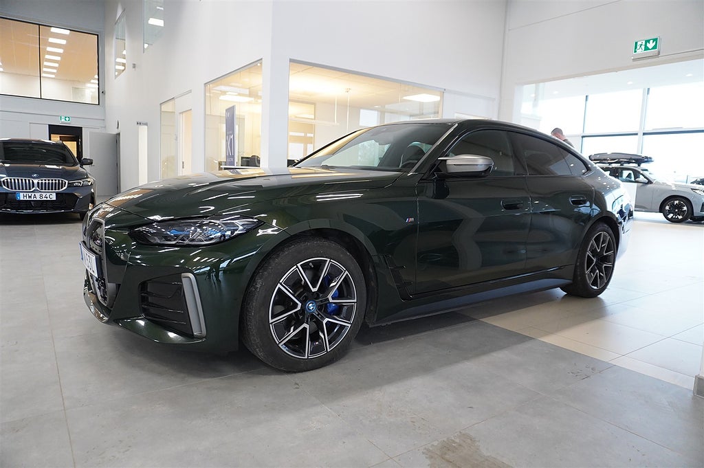 BMW i4 M50 xDrive Gran Coupé 3,95% ränta Glastak Drag Komfortöppning Ak