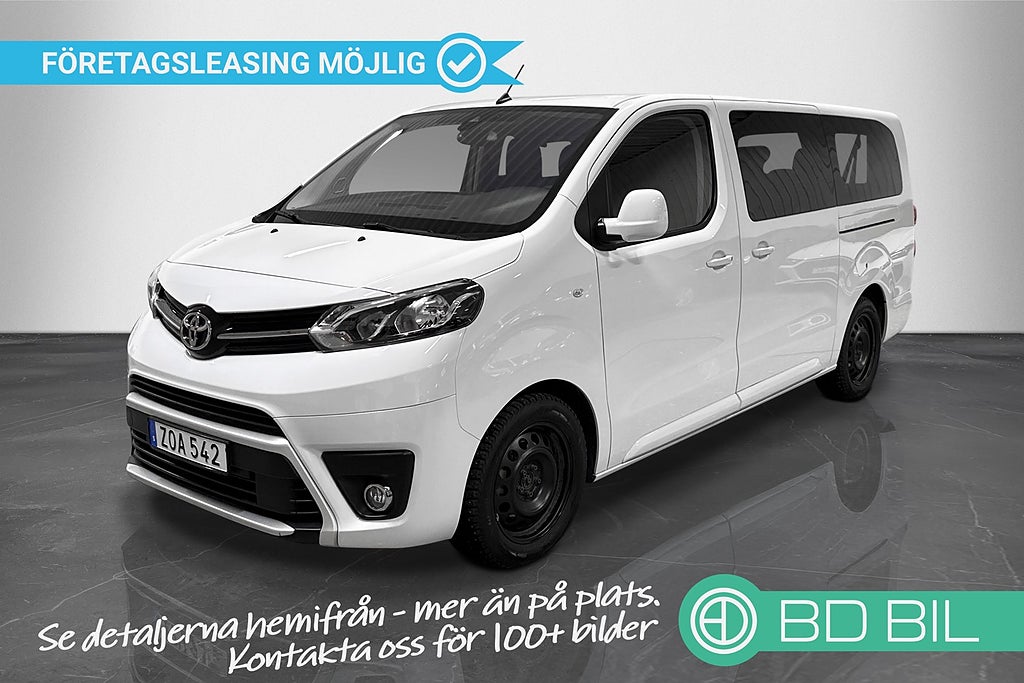 Toyota Proace Verso 2.0 D-4D Lång 9-sits Shuttle Van Leasingkalkyl
