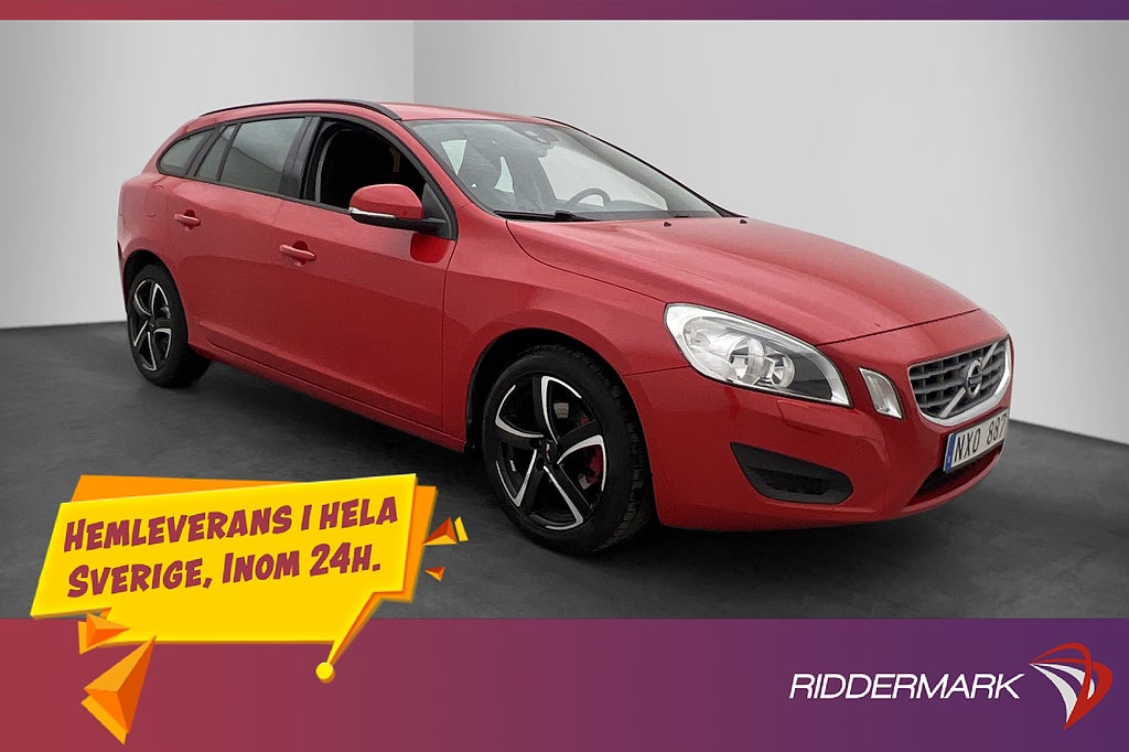 Volvo V60 T3 150hk Dragkrok 2 Brukare 0,6l/mil