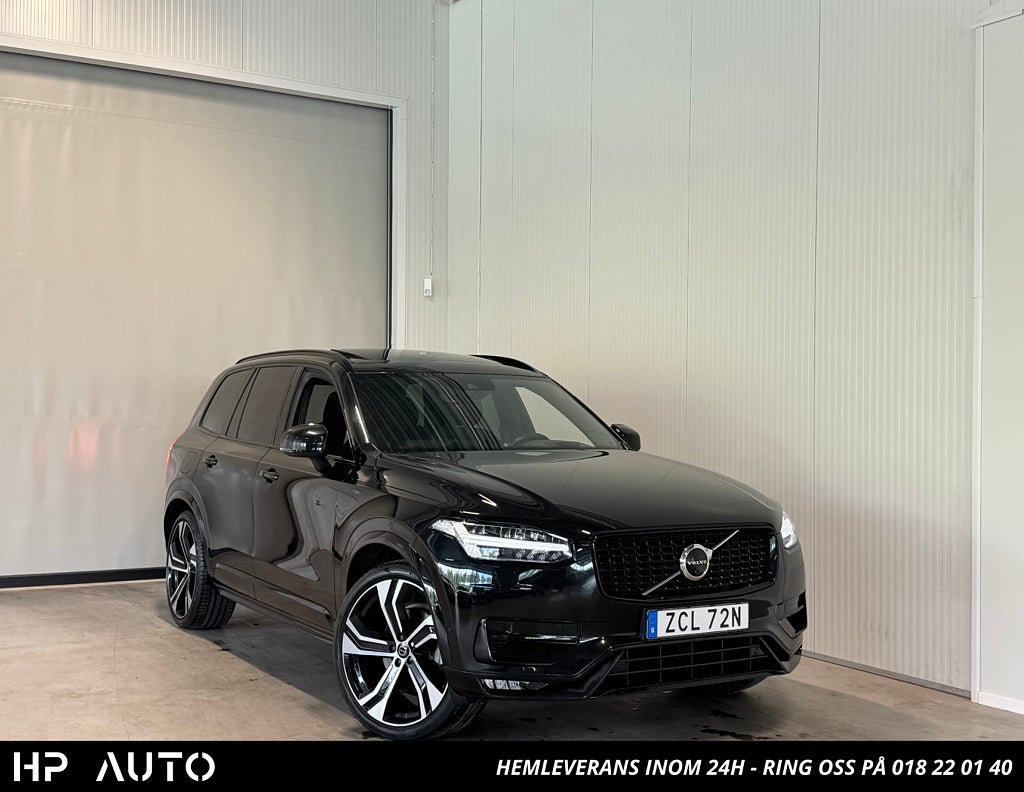 Volvo XC90 B5 AWD 235hk 7-sits R-Design B&W Pano Drag Luftfj 360°