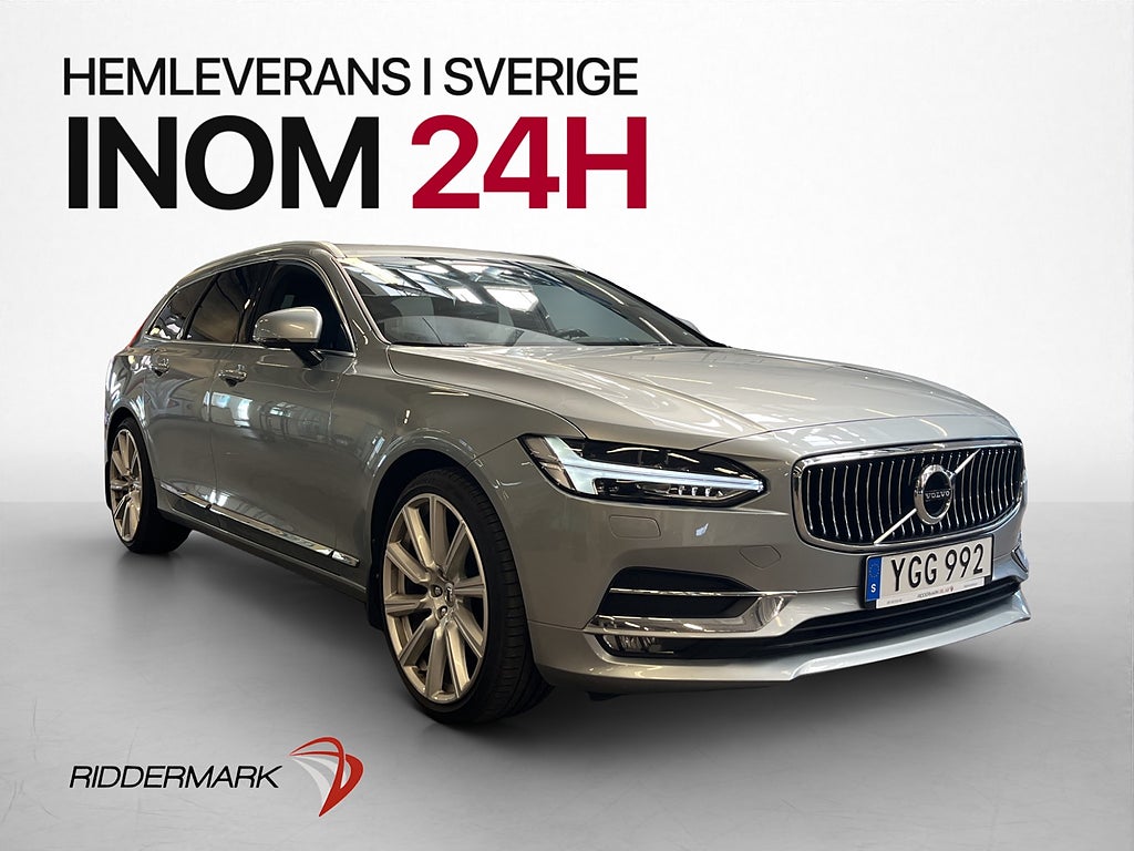 Volvo V90 T5 Inscription Skinn Carplay Pilot assist