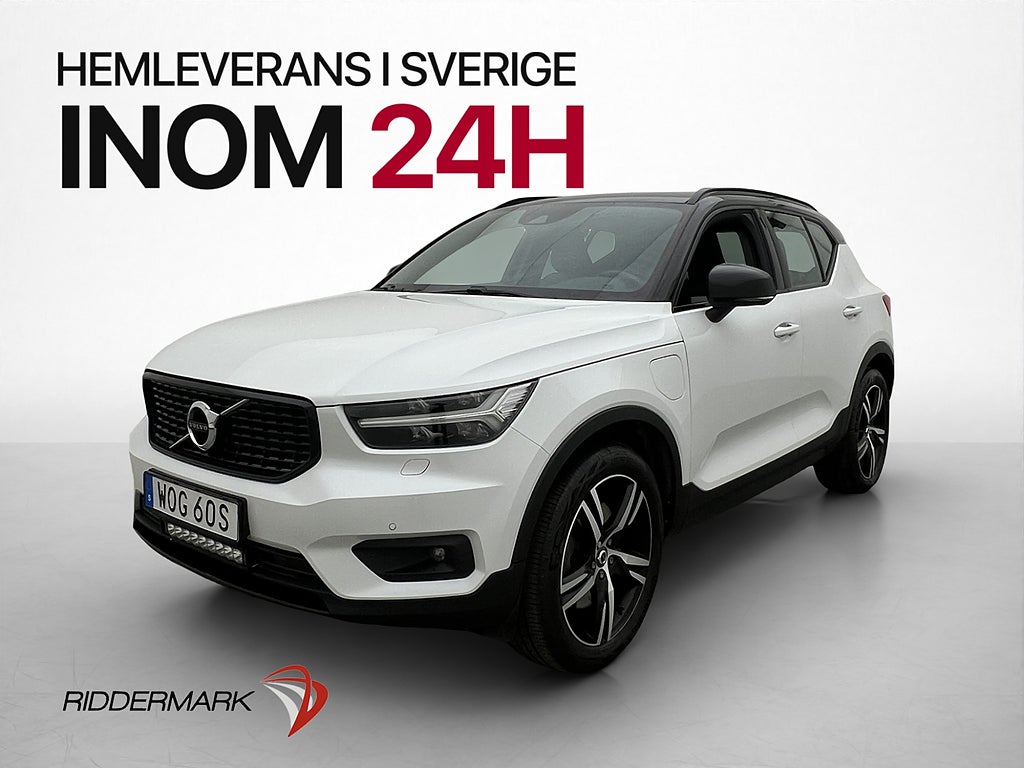 Volvo XC40 Recharge T4 R-Design Värm H/K Drag Kamera Skinn