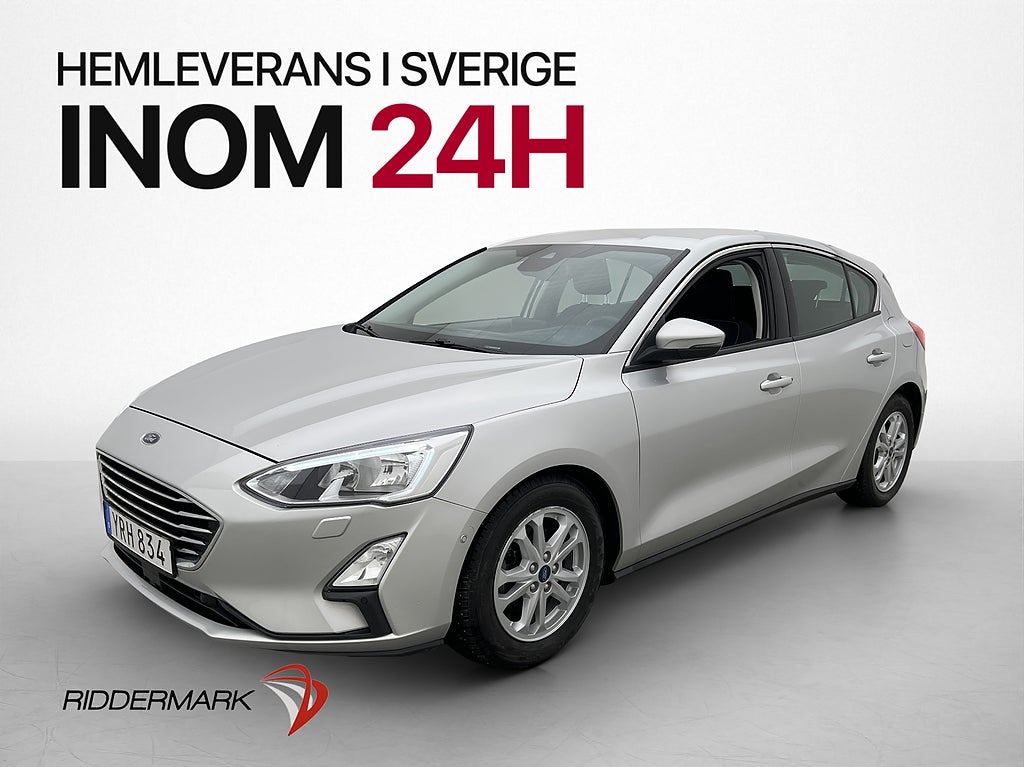 Ford Focus 1.0 125hk Titanium Backkamera Adaptiv 360kr Skatt