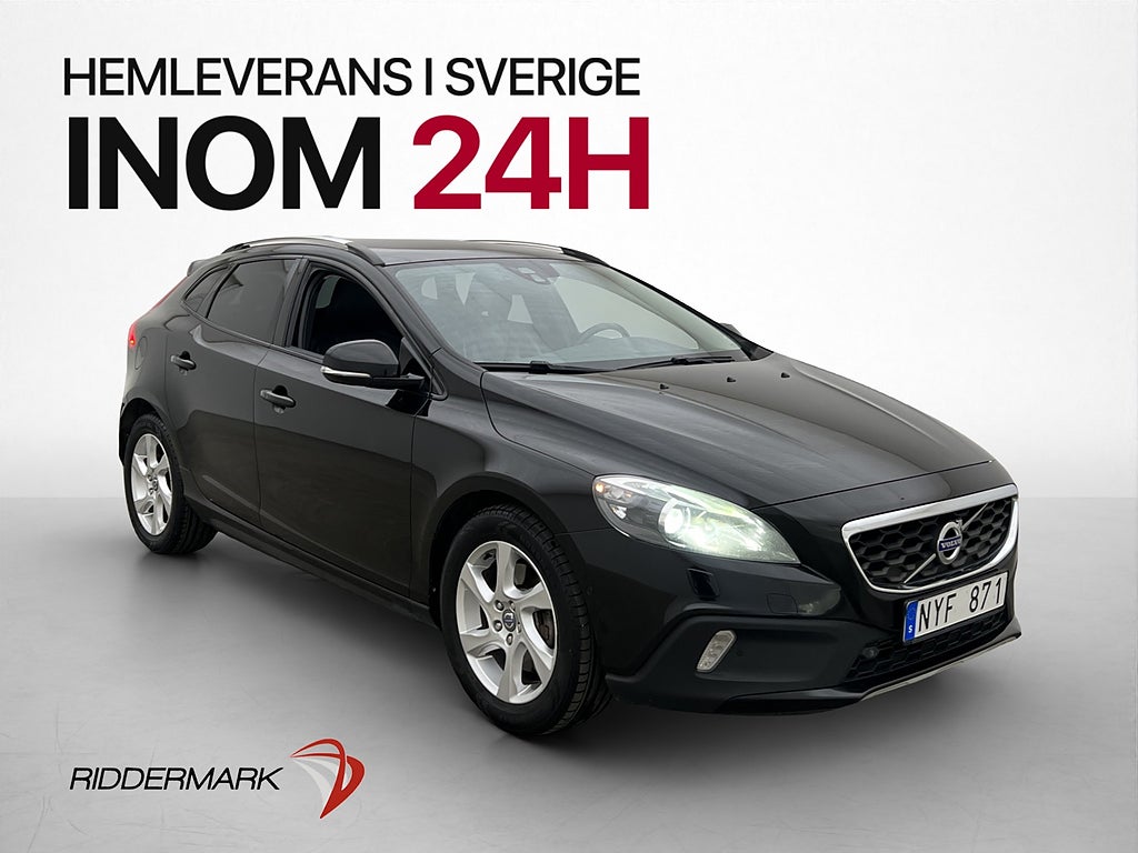Volvo V40 Cross Country T4 AWD Summum Pano D-Värm Skinn Drag