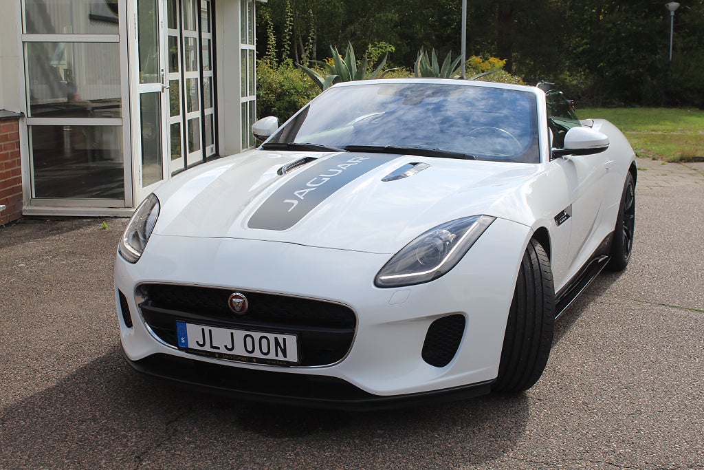Jaguar F-Type P300 Convertible extremt fin+unik!, nyservad