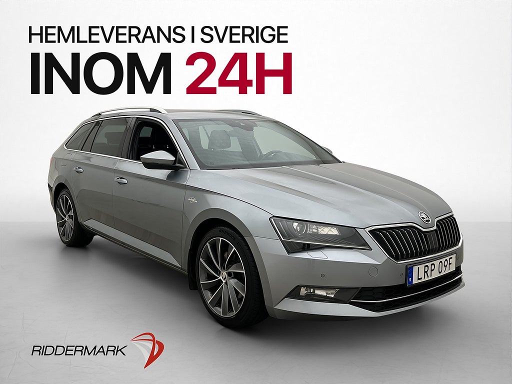 Skoda Superb 2.0 TDI 4x4 L&K Cockpit D-Värm B-Kamera Skinn