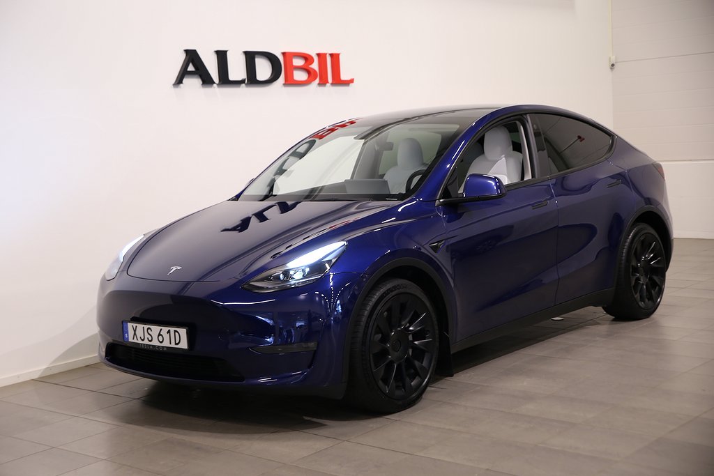 Tesla Model Y Dual Motor Long Range 514hk AWD / Drag / Läder / Pano / Nav