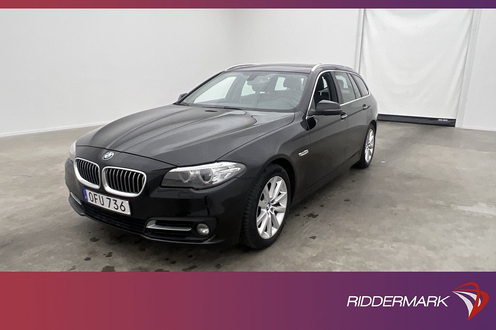 BMW 520 d 190hk xDrive Pano Skinn B-Kamera Drag M-Ratt