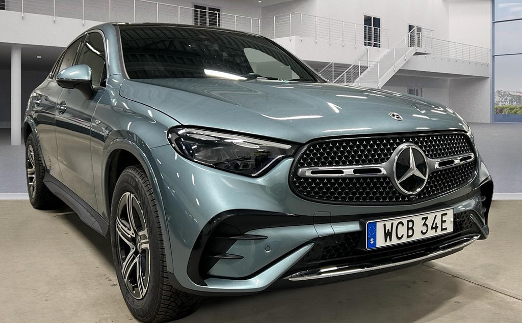 Mercedes-Benz GLC 300 de Coupé 4MATIC AMG Glastak 20tum Läder - bild 10